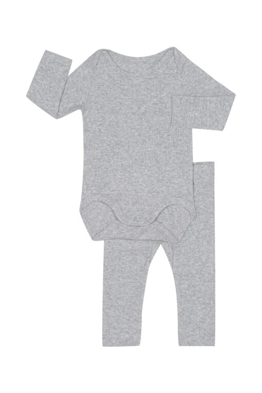 Bonds Pointelle Suit Set - New Grey Marle