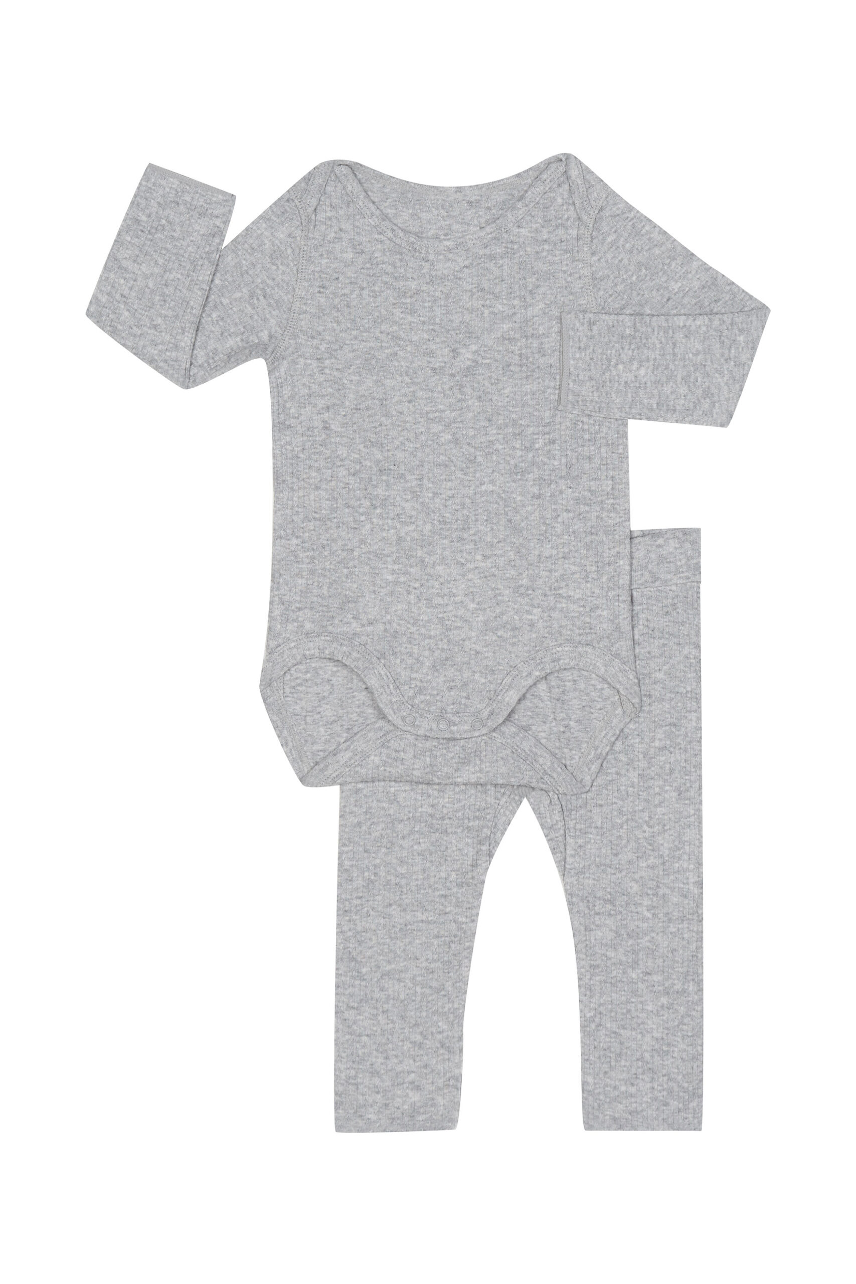 Bonds Pointelle Suit Set - New Grey Marle