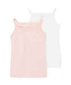 Pointelle Fairy Floss Singlet Set 2pk