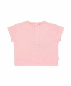 Cheesecloth Henley Tee - Pastel Sky