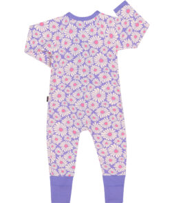Alternative view of Crazy Daisy Purple Bonds Wondersuit