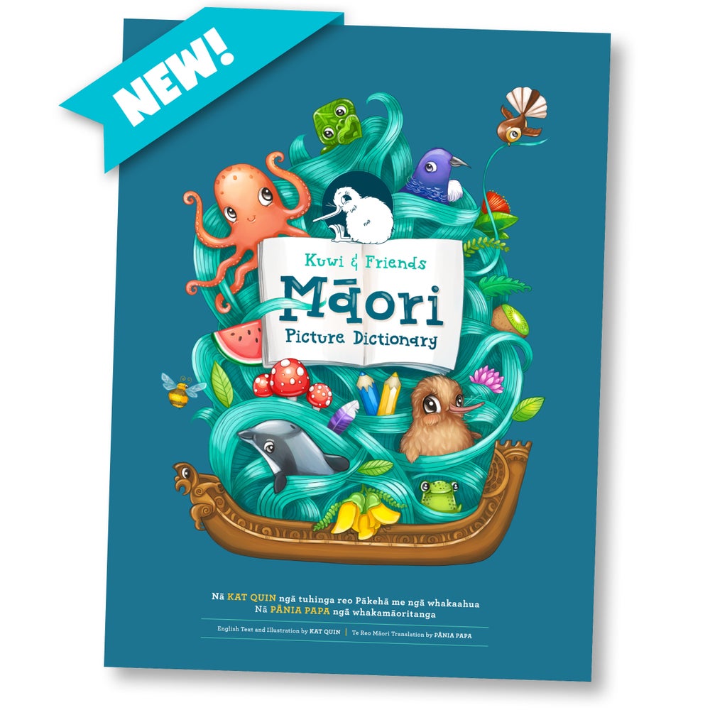 Book - Kuwi & Friends Māori Picture Dictionary