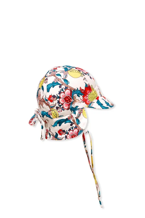 Citrus Floral Junior Sun Hat