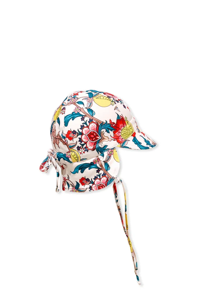 Citrus Floral Junior Sun Hat