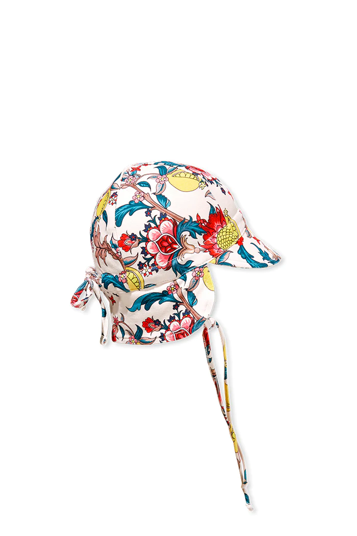 Citrus Floral Junior Sun Hat