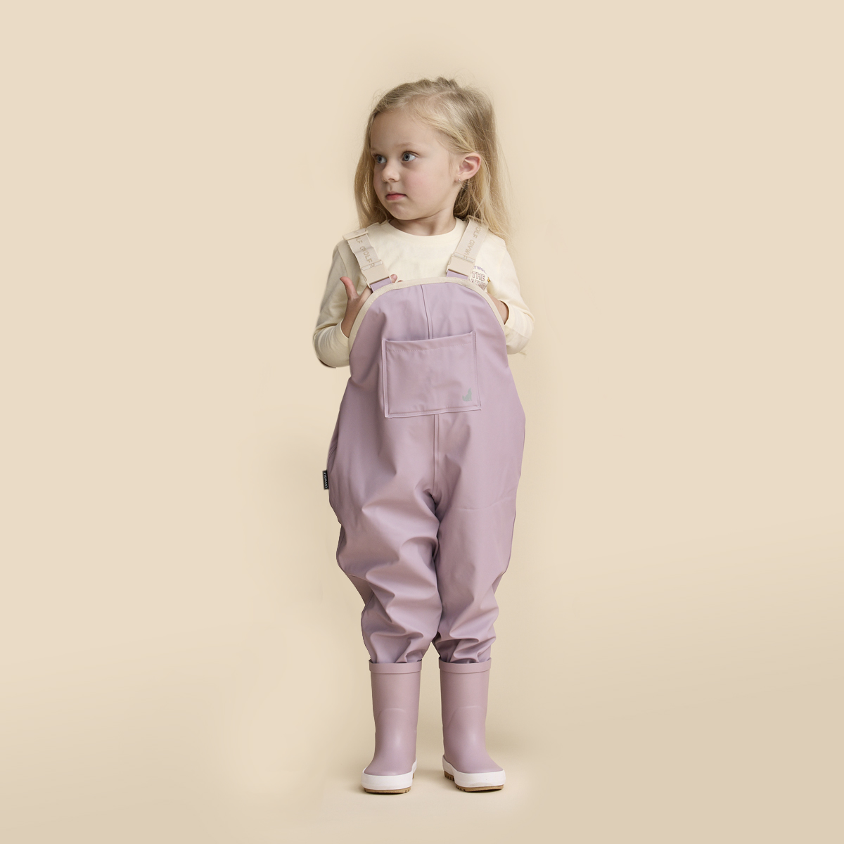 Lilac Rain Overall (size 4 only)