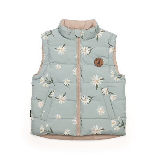 Forget Me Not Reversible Puffer Vest - Image 2