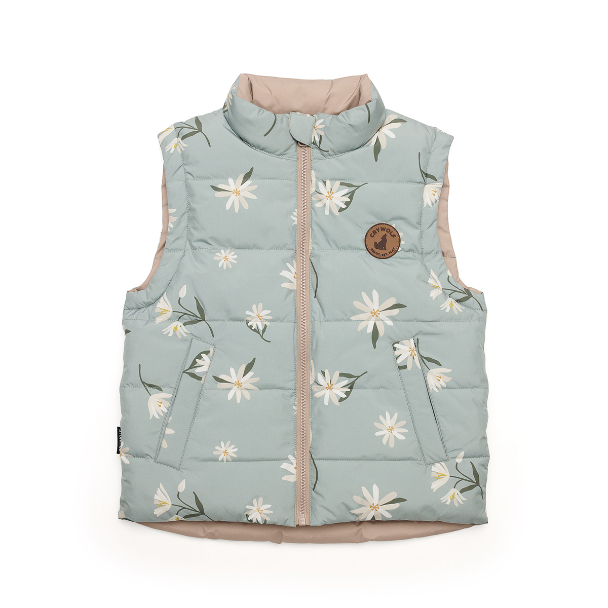 Forget Me Not Reversible Puffer Vest - Image 2