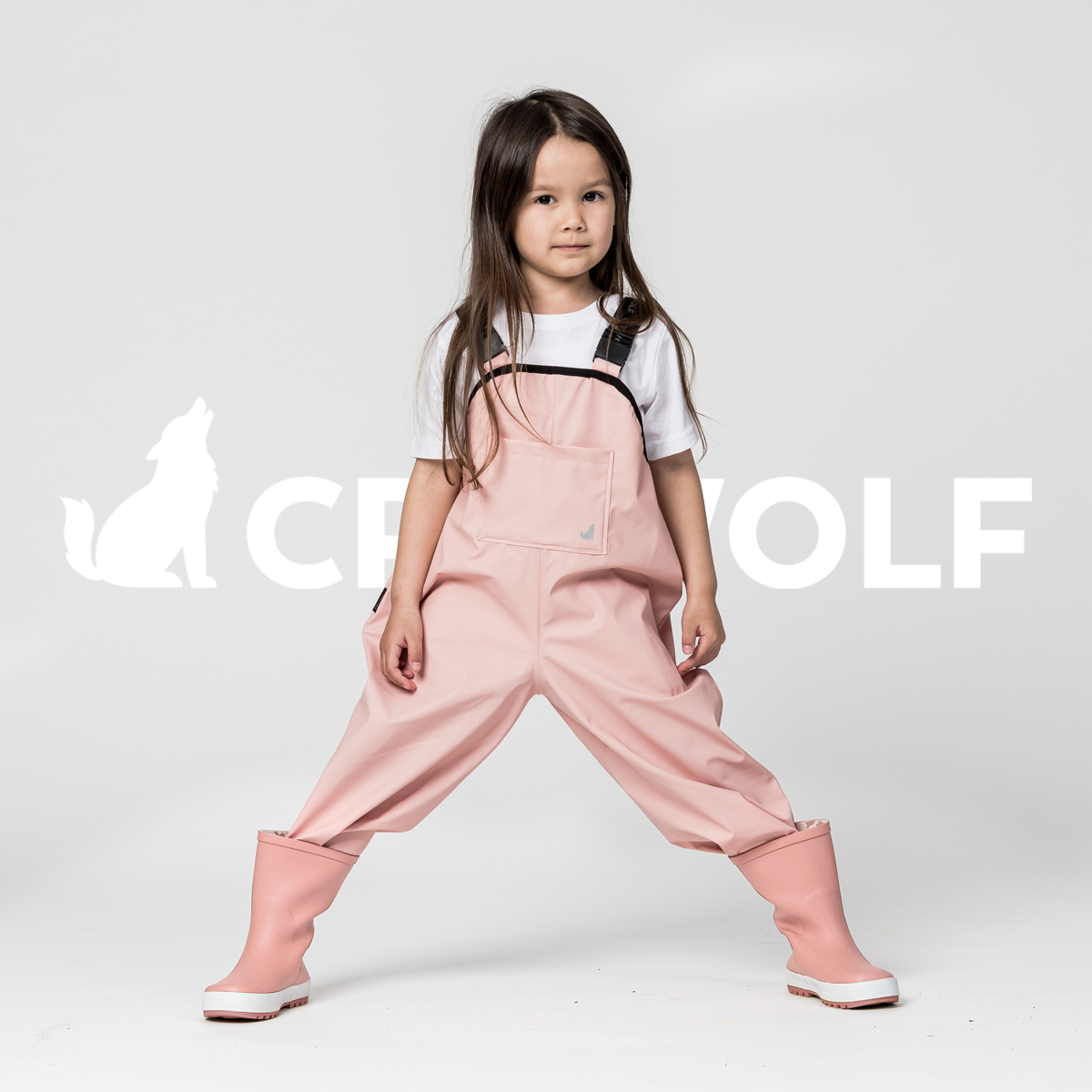Dusty Pink Rain Overall