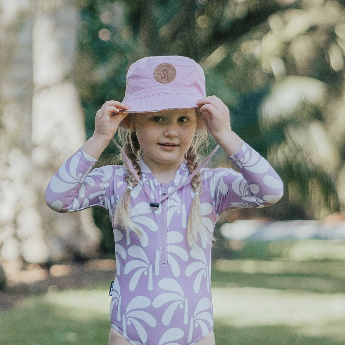 Lilac Palms Swimsuit - Image 3
