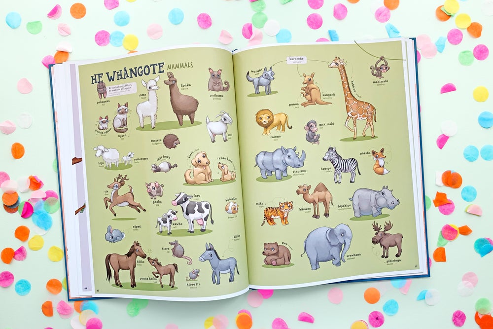 Book - Kuwi & Friends Māori Picture Dictionary - Image 3