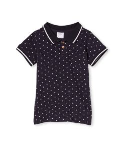 Polo Shirt - Navy/Spot