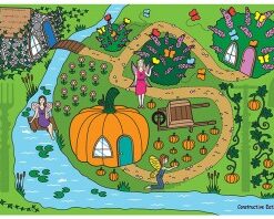 Fairy Garden Eating Constructive Placemat