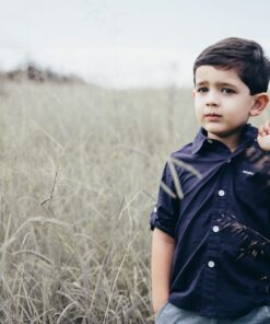 Alternative view of Navy Formal Shirt