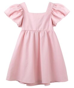 Pink Grace Tie Back Dress