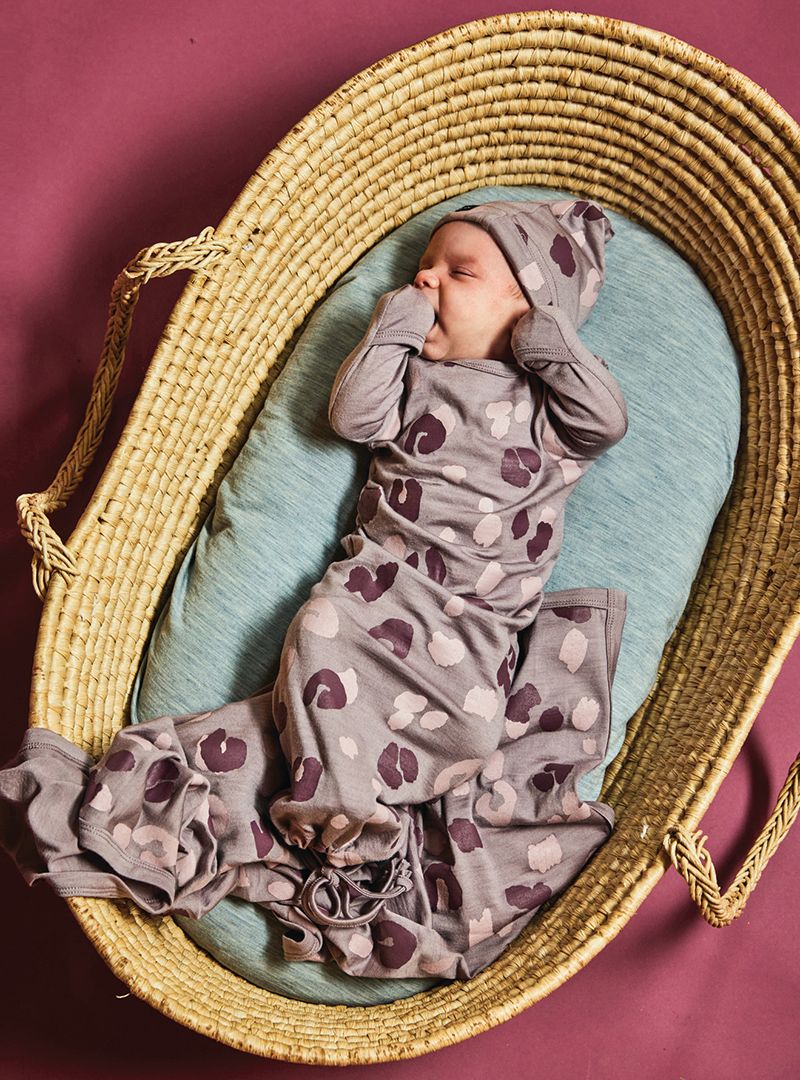 Lavender Roar - Merino Newcomer Sleep Gown