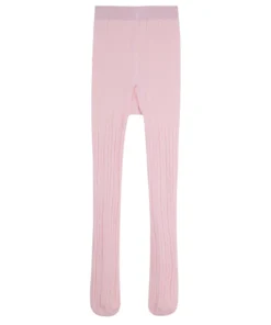Ribbed Tights - Pale Pink