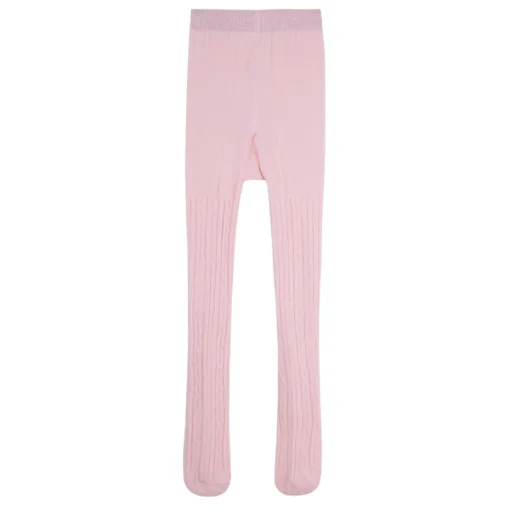 Ribbed Tights - Pale Pink