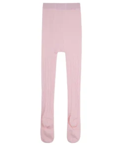 Alternative view of Ribbed Tights - Pale Pink