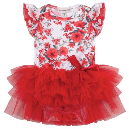 Camilla Floral Tutu Romper Dress