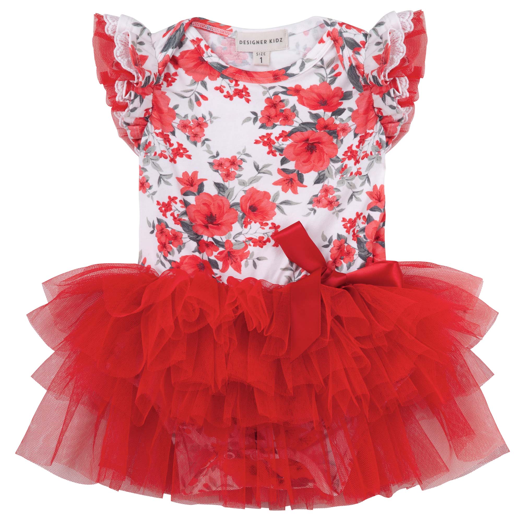 Camilla Floral Tutu Romper Dress
