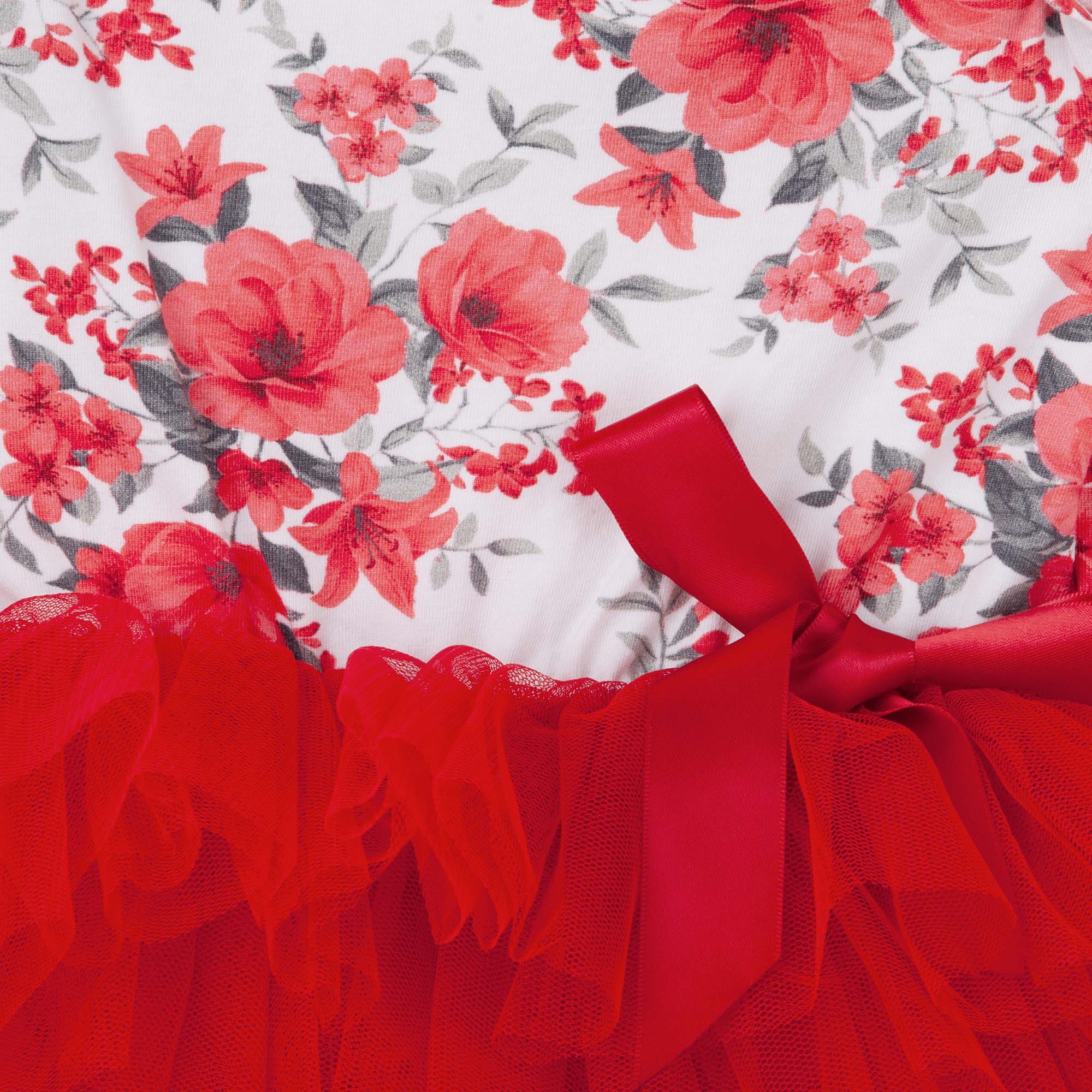 Camilla Floral Tutu Romper Dress - Image 3