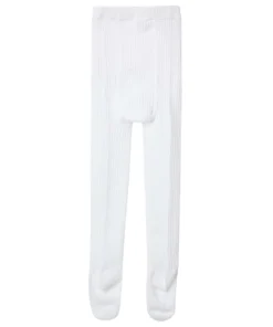 Alternative view of Ribbed Tights- White