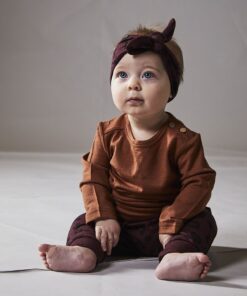 Alternative view of Russet  Merino Wyatt Long Sleeve Tee