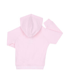 Alternative view of Peony Pink Fleece Hoodie
