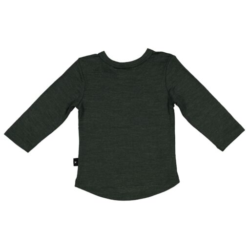 Moss Merino Wyatt Long Sleeve Tee - Image 3