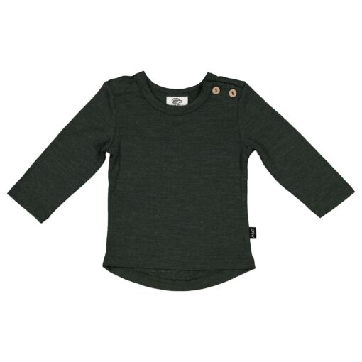 Moss Merino Wyatt Long Sleeve Tee