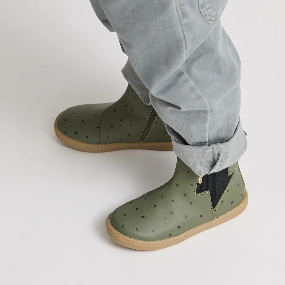 Khaki XO Electric Boots - Image 3