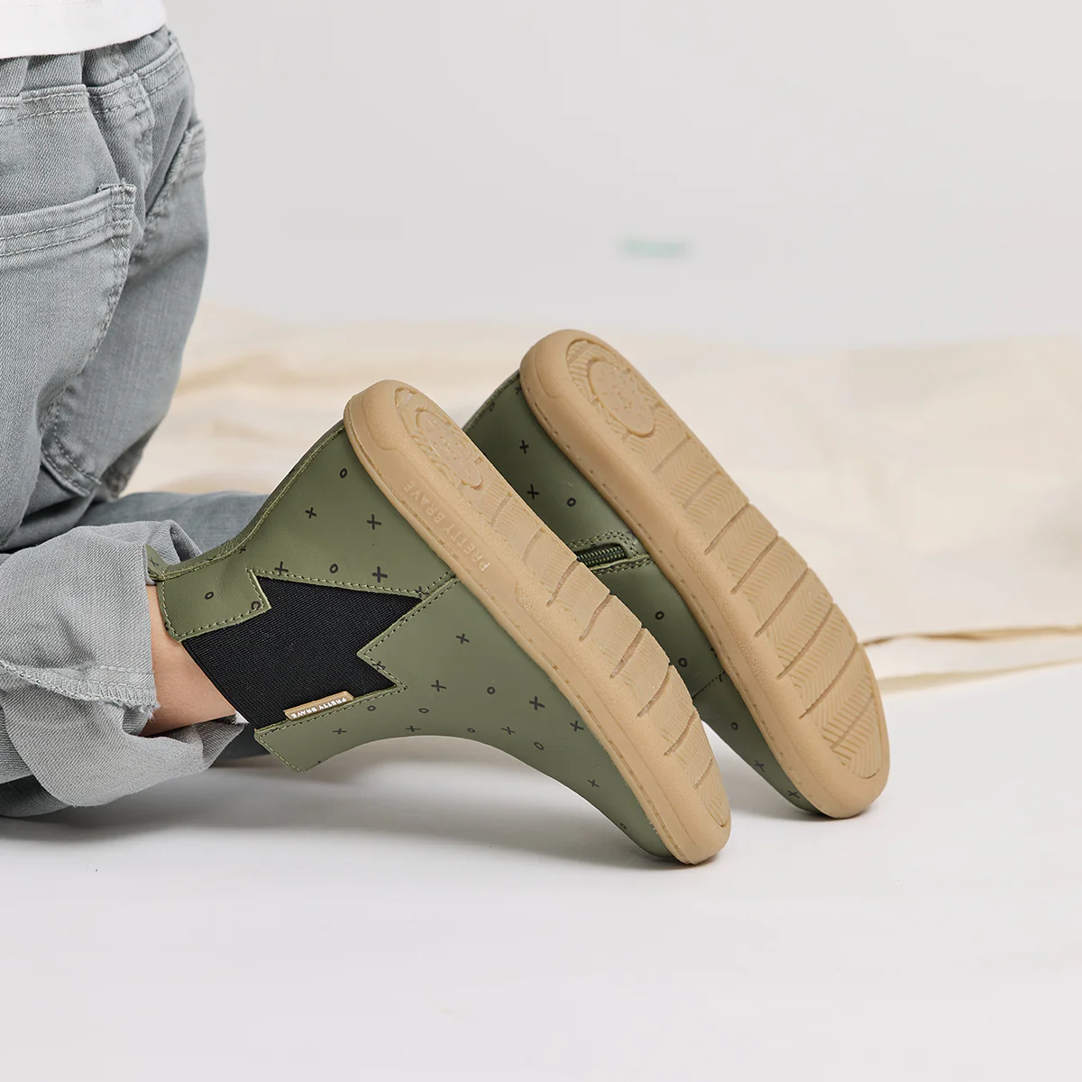 Khaki XO Electric Boots - Image 5