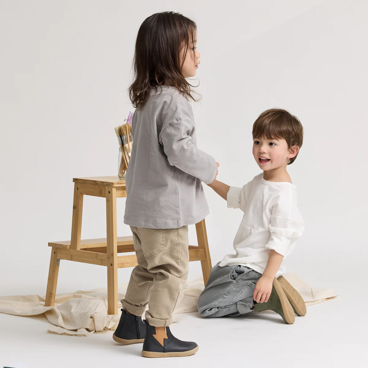 Khaki XO Electric Boots - Image 4