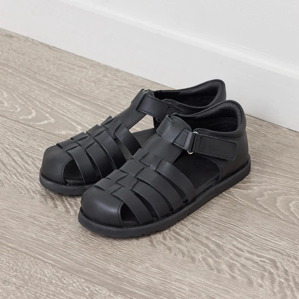Black Jamie Sandals - Image 4