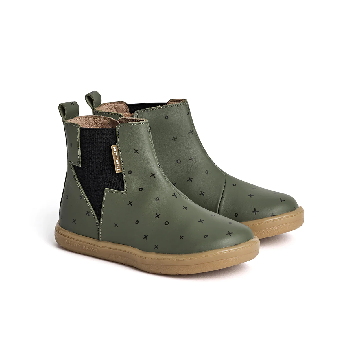 Khaki XO Electric Boots