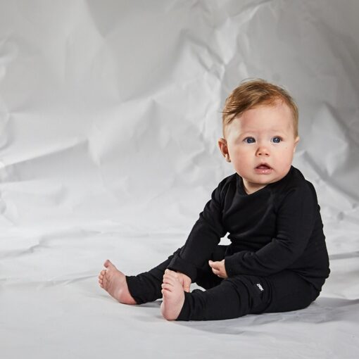 Black Merino Slasher Leggings - Image 3