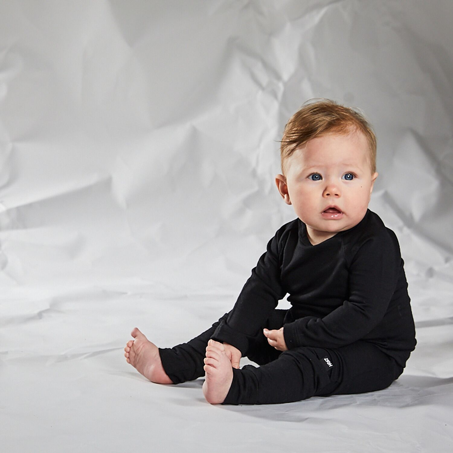 Black Merino Slasher Leggings - Image 3