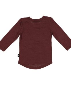 Alternative view of Mulberry Merino Wyatt Long Sleeve Tee