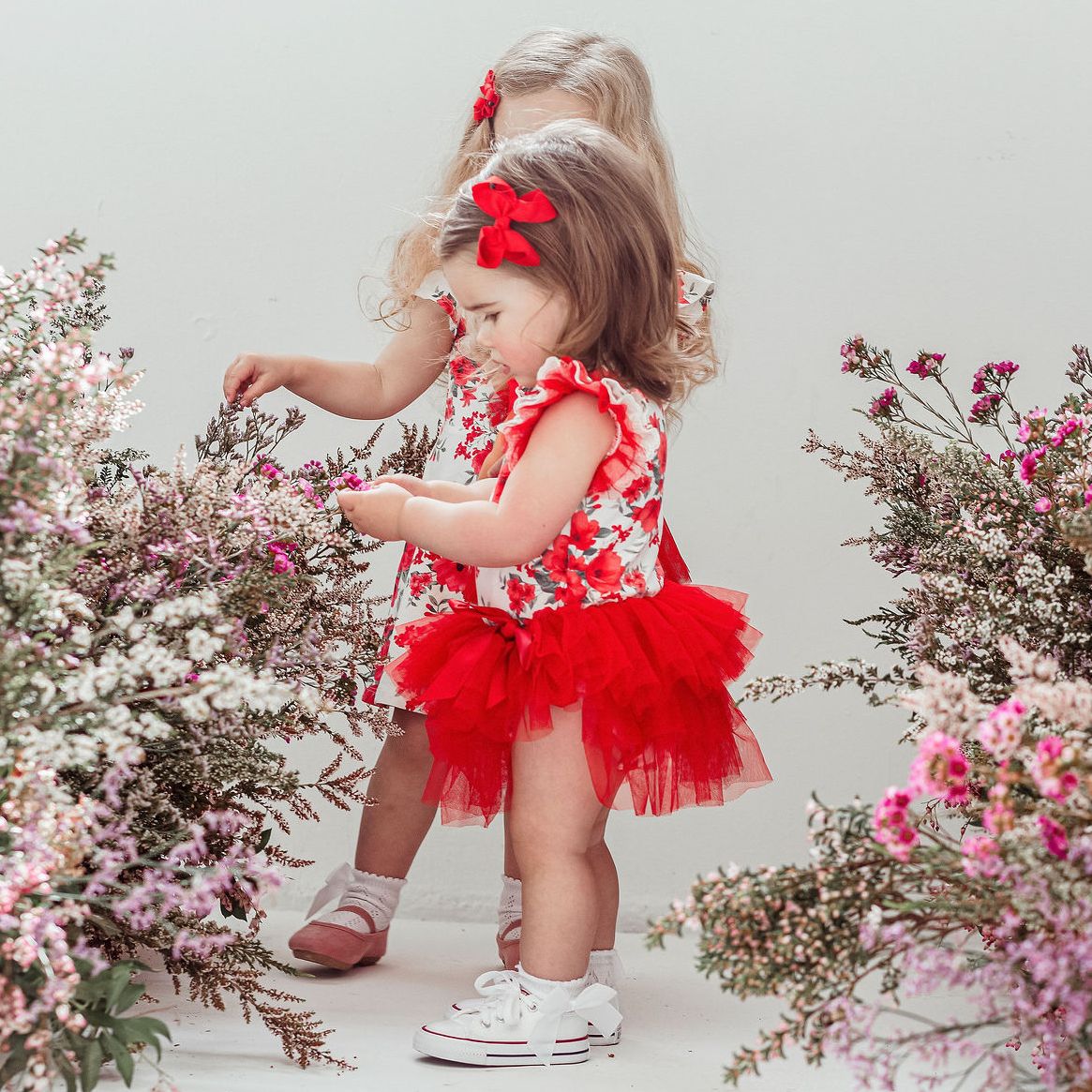 Camilla Floral Tutu Romper Dress - Image 4