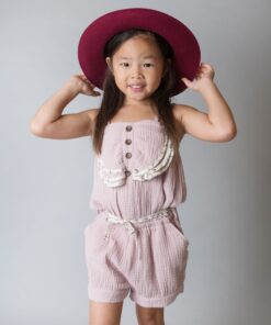 Playsuit - Pale Plum