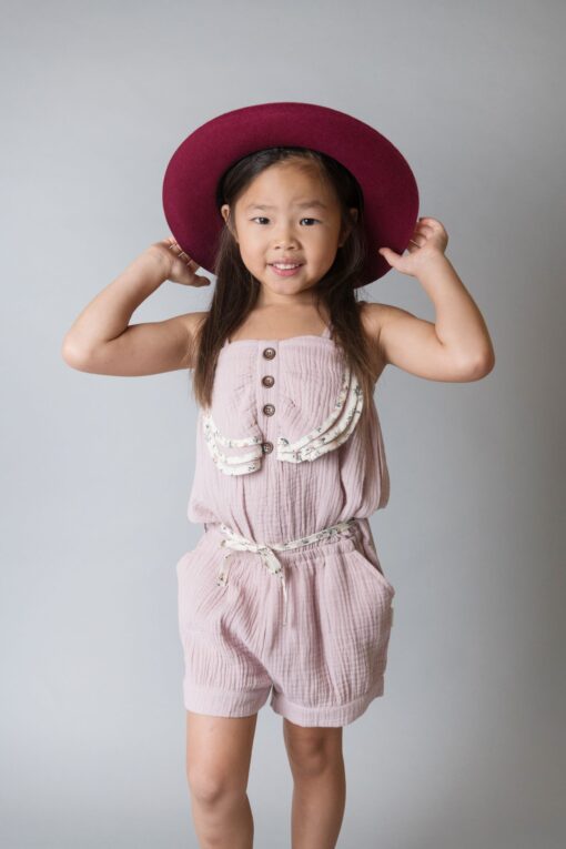 Playsuit - Pale Plum