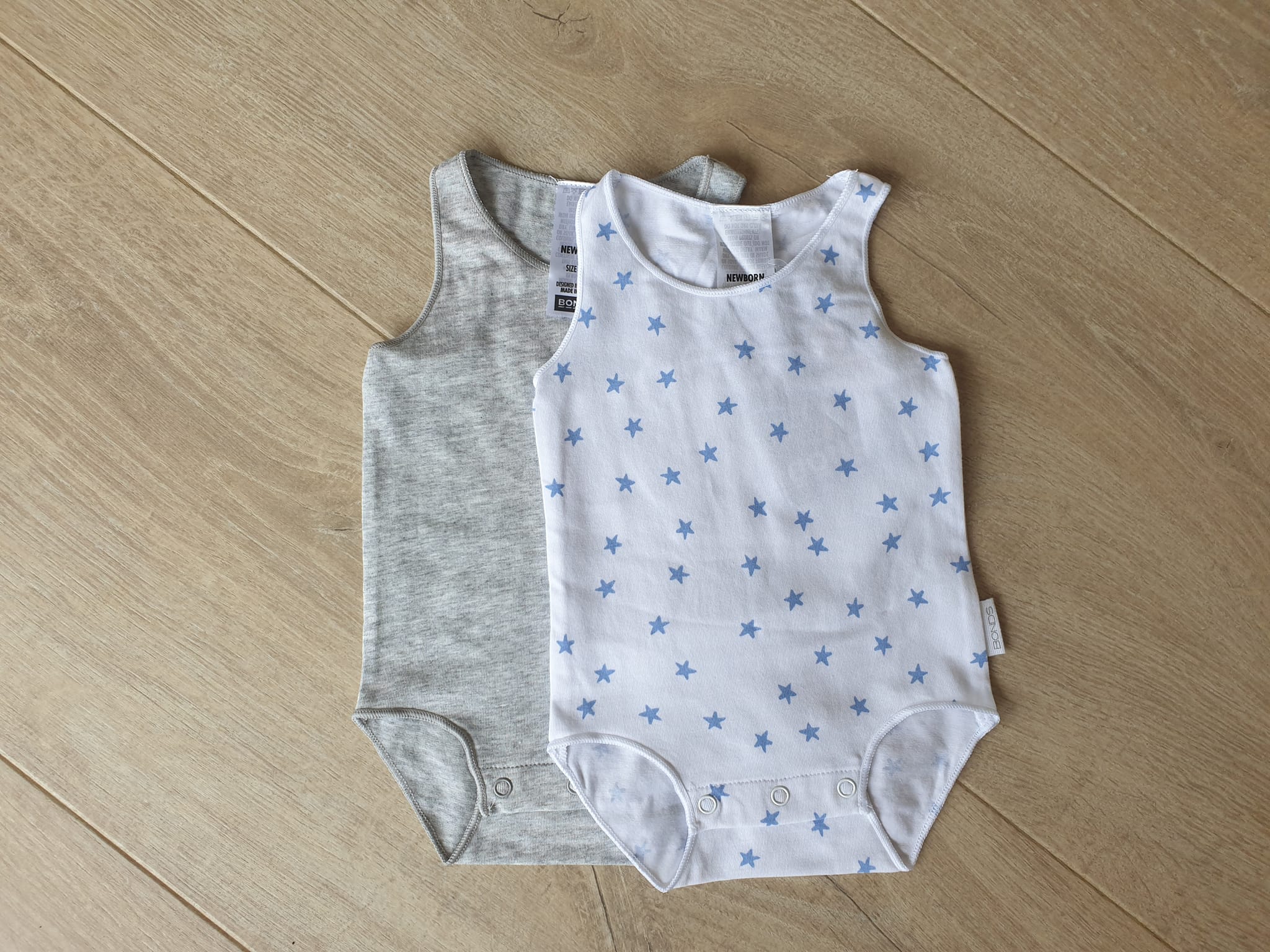 Blue Stars Singletsuit 2pk