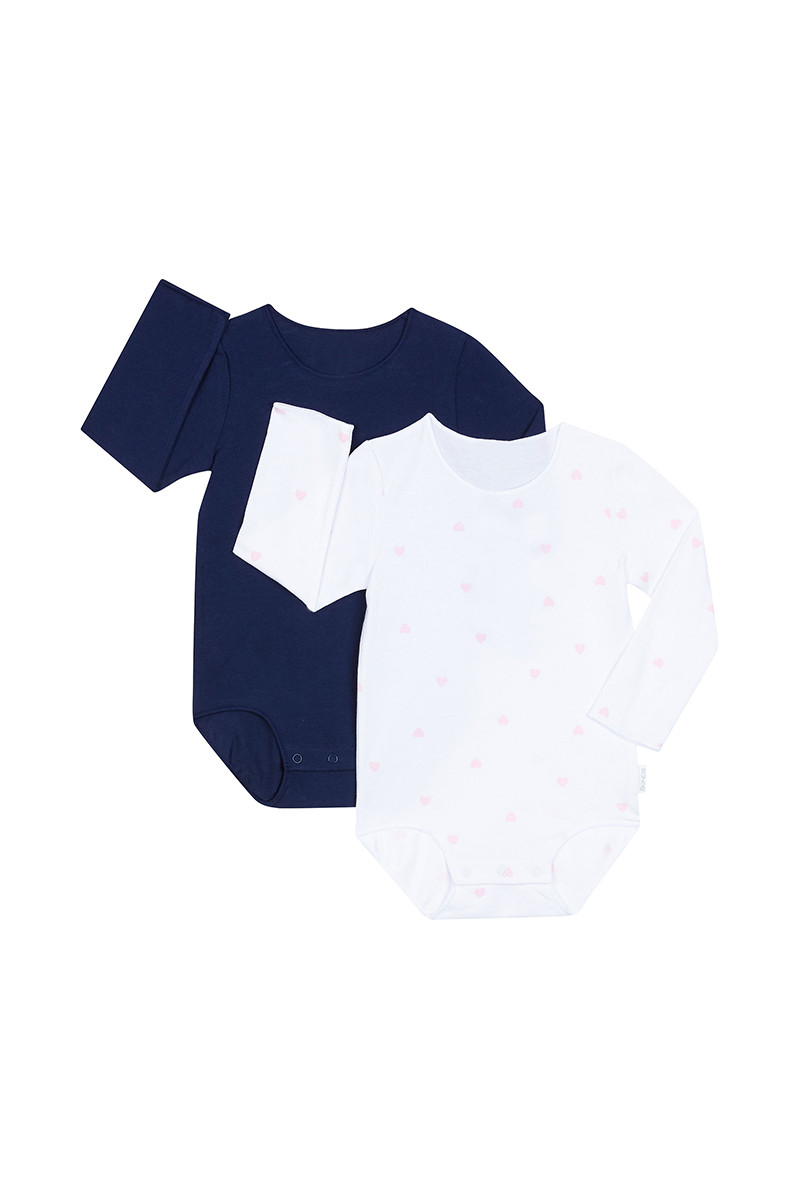 Pink Heart/Black Sea L/S Bodysuit