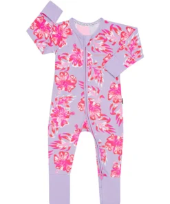 Summer Hibiscus Violet Bonds Wondersuit