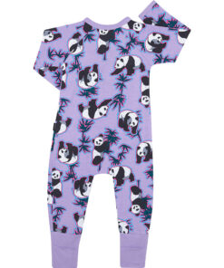 Alternative view of Lilac Panda Collection Bonds Wondersuit
