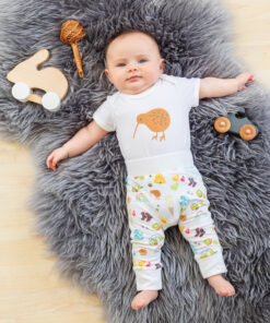 Kiwi Coloured Bodysuit/Pants Set - From NZ with Love
