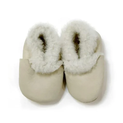 Lambskin Booties - Cream