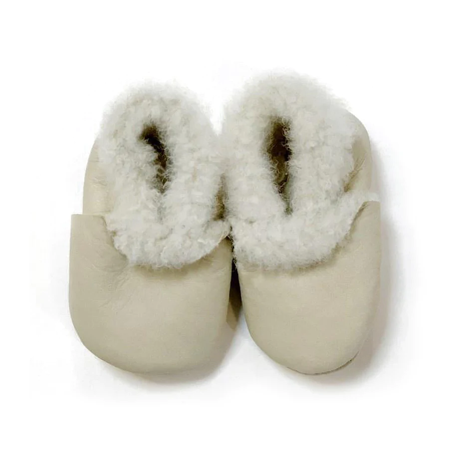 Lambskin Booties - Cream
