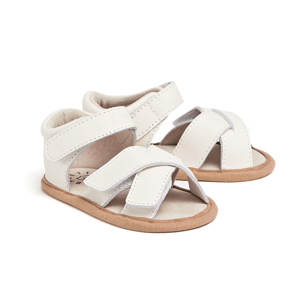 Ivory - Criss Cross Sandals